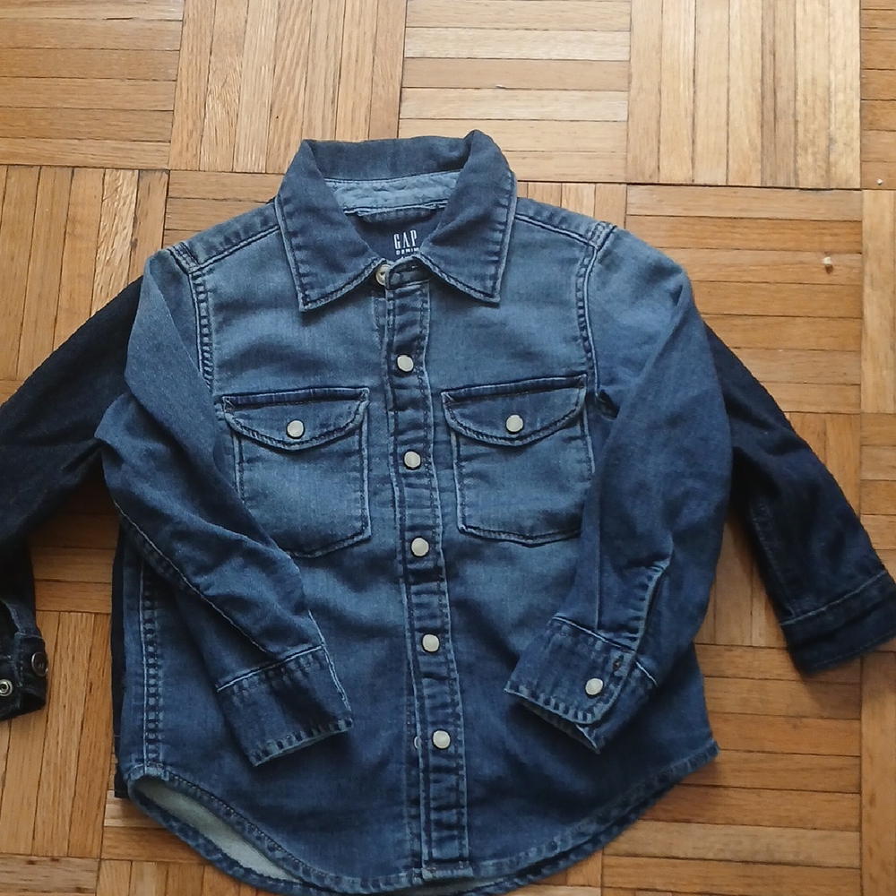GAP Blue Jean Jacket Medium Weight Western Style
